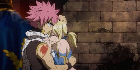 Natsu y Lucy uniéndose a Fairy Tail