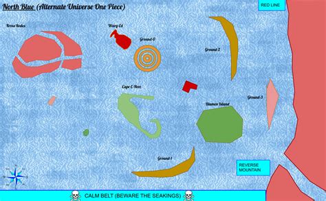 Mapa del North Blue señalando la ubicación de Lvneel