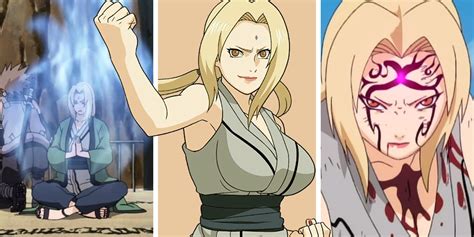 Tsunade curando a un herido