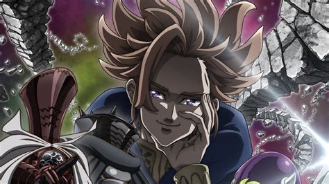 Ilustración del Rey Arturo como villano en Nanatsu no Taizai