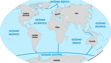 Paisaje del mundo exterior con océanos y tierras heladas