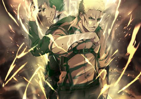 Reiner Braun y otros guerreros titán