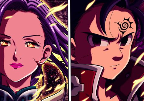 Representación de Ludociel atacando a Zeldris