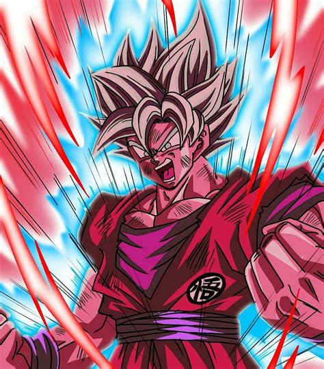Goku utilizando la técnica Kaioken