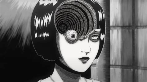 Ilustración de espirales terroríficas de Uzumaki