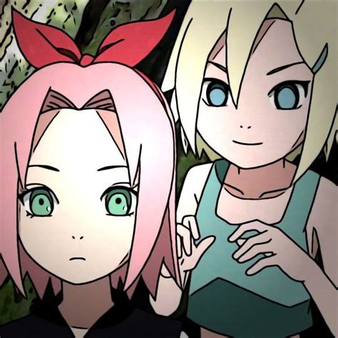 Sakura e Ino tomando té en Konoha