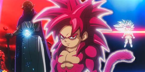 Goku Mini en Super Saiyan 4 de Dragon Ball Daima