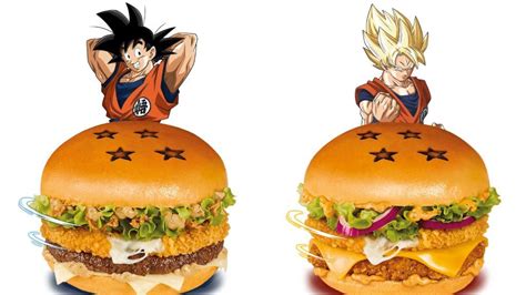 Hamburguesas temáticas de Dragon Ball Super