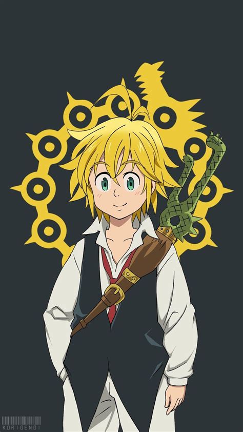 Diseño inicial de Meliodas