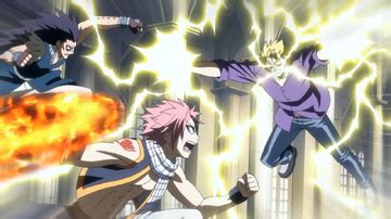 Escena de batalla de Fairy Tail