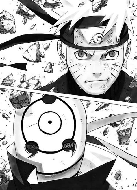 Comparación de la primera y última página del manga Naruto
