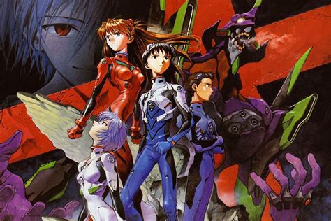 Diagrama de las unidades Evangelion y sus pilotos