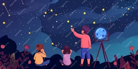 Goku y Elizabeth observando las estrellas
