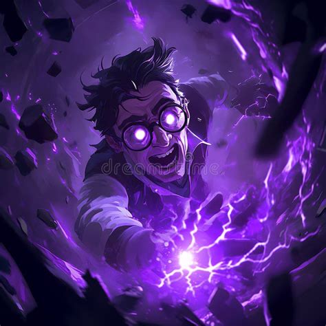 Ilustración de Gohan con un aura morada, mostrando su poder.
