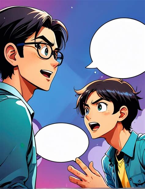 Ilustración de una escena cómica de webtoon