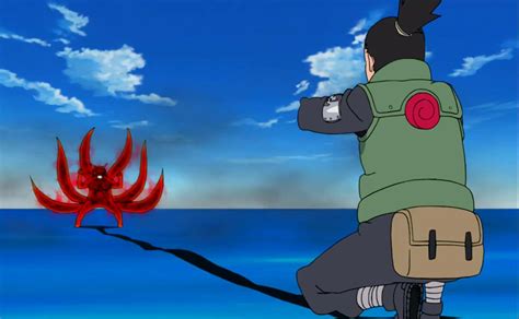 Captura de pantalla del Jutsu de la Sombra Agrupada en Naruto: Juego Móvil