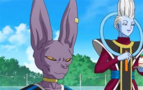 Bills y Whis discutiendo en el Planeta de Kaio del Norte