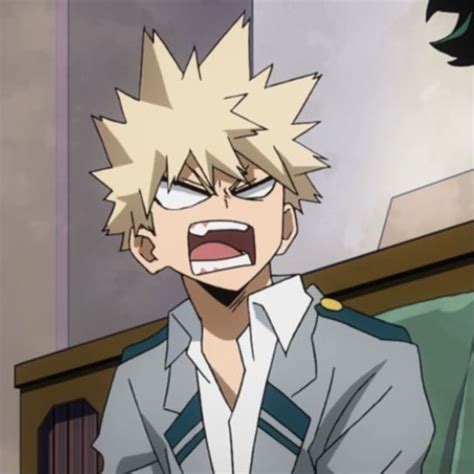 Katsuki Bakugou enfadado