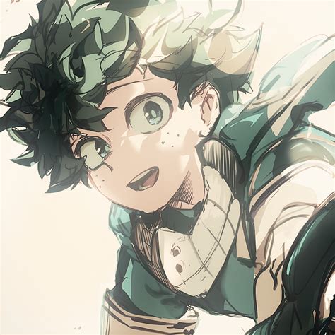Ilustración de Izuku Midoriya