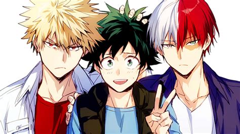 Fanart de Kacchan, Deku y Todoroki