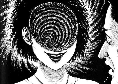 Ejemplo de arte de Junji Ito con detalles grotescos