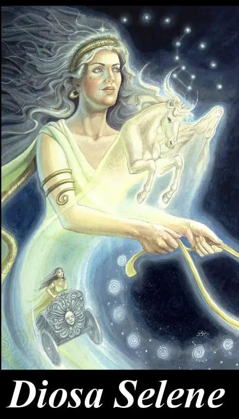 Selene, la Diosa Dragón de la Luna, viajando entre dimensiones.