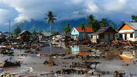 Impacto global de los tsunamis tras la destrucción de Lulusia