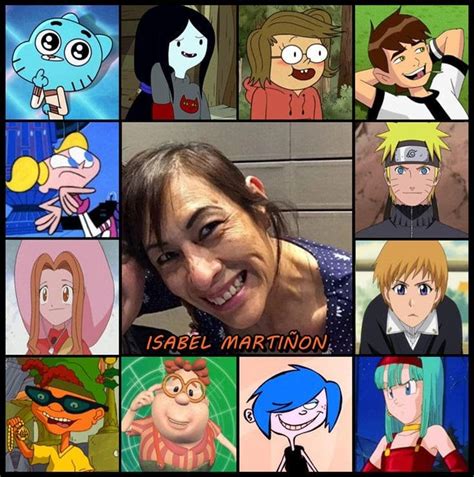 Isabel Martiñón como voz de Naruto