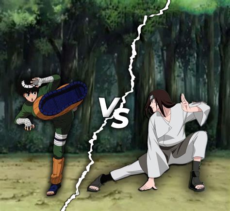 Neji vs Hinata en los Exámenes Chūnin