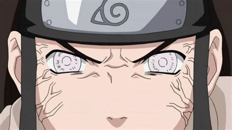 Ojos Byakugan de Neji activados