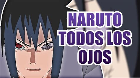 Comparativa de ojos de personajes de Naruto con lentes de contacto