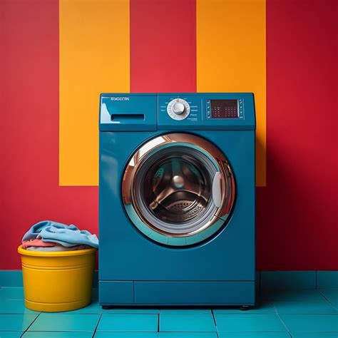 Ropa blanca y de colores vibrantes en una lavadora