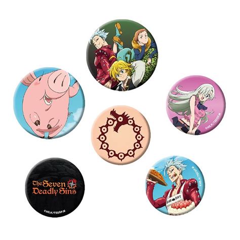 Chapas de los Siete Pecados Capitales