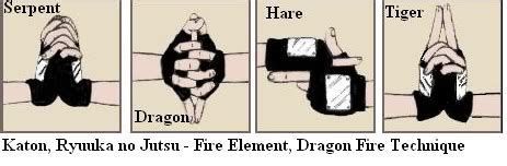 Ejemplo de Jutsu de Fuego de Rango D