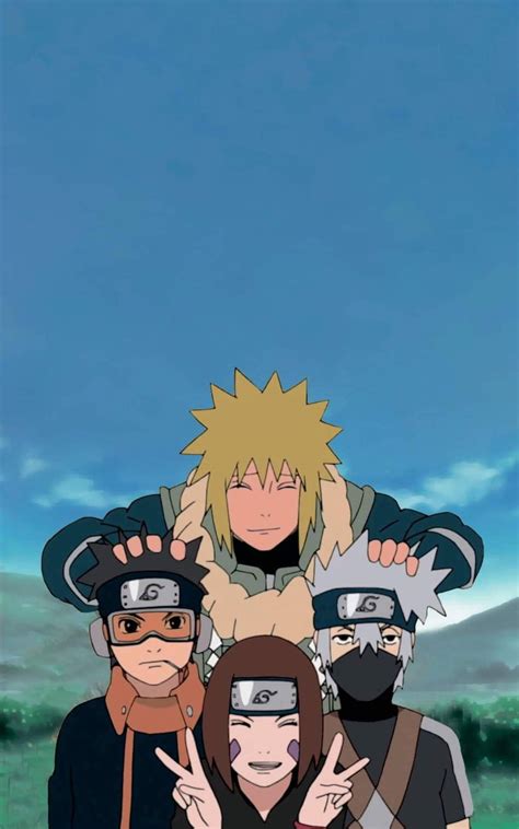 Equipo Kakashi en el puente de Tenchi