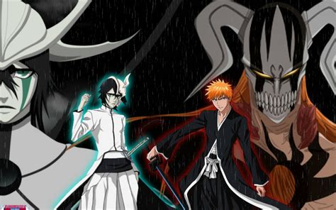 Ichigo Kurosaki enfrentando a Ulquiorra Cifer