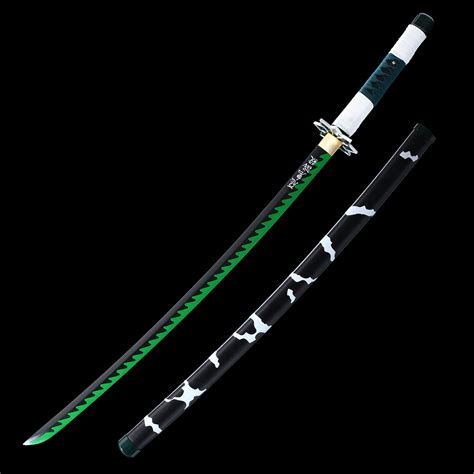 Sanemi Shinazugawa con su espada verde Nichirin