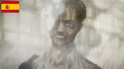Eren y Galliard en combate