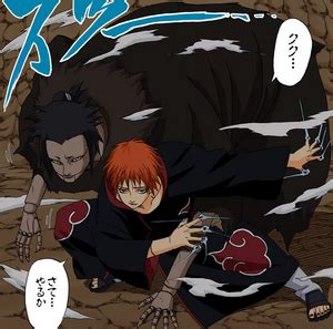 Sakura luchando contra la marioneta del Tercer Kazekage