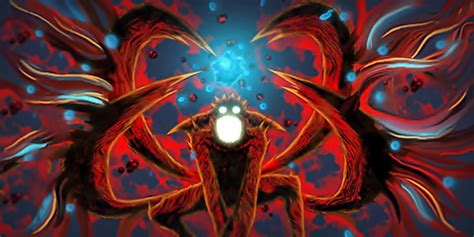 Naruto entrenando para el Bijuu Dama