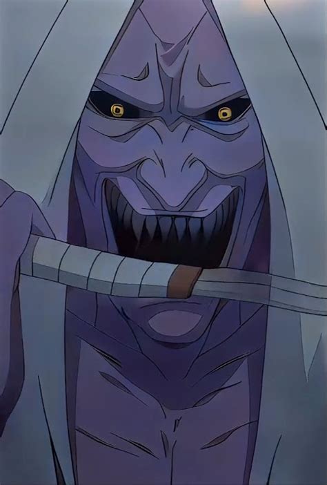 Orochimaru experimentando con Edo Tensei