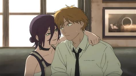 Reze y Denji en una escena romántica y explosiva