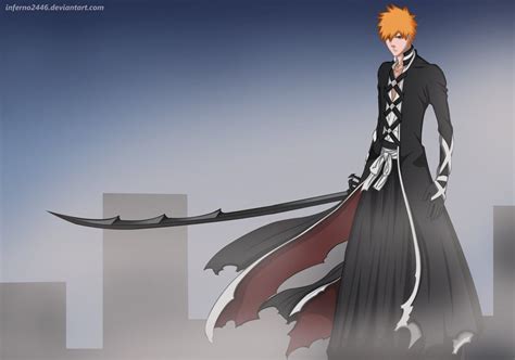 Ichigo Kurosaki usando su Bankai