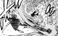Suzaku usando su magia contra Selene