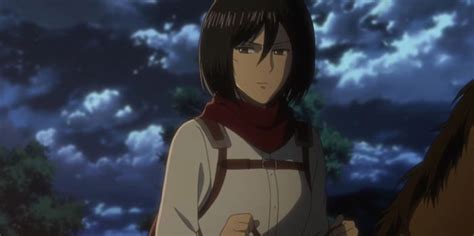Mikasa Ackerman en un mundo sin titanes