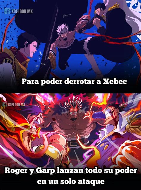 Siluetas de Roger y Garp preparándose para un ataque combinado