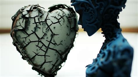 Ilustración que representa el sufrimiento silencioso y el amor naciente