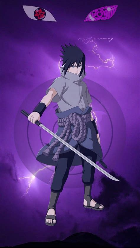 Sasuke Uchiha con su Rinnegan