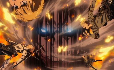 Ilustración de la batalla final en Shingeki no Kyojin