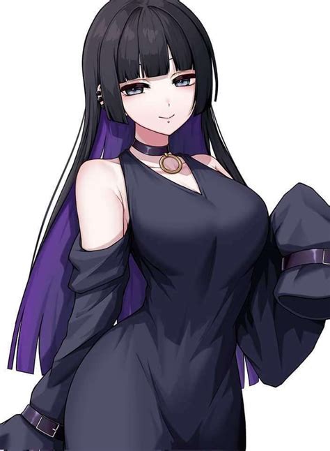 Personaje femenino de anime sin gafas